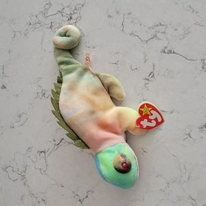 Ty beanie baby Iggy the Iguana lizard